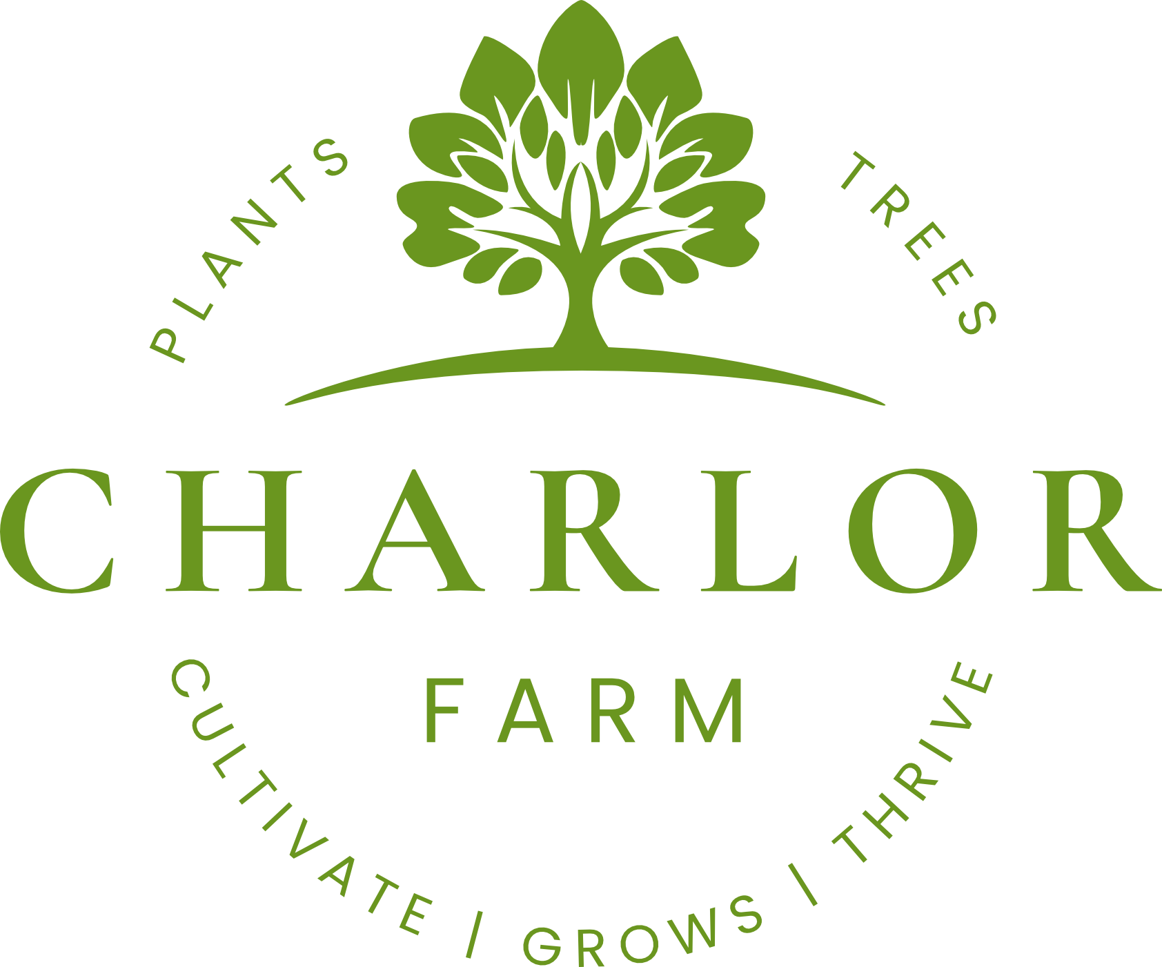 logo charlorfarm green